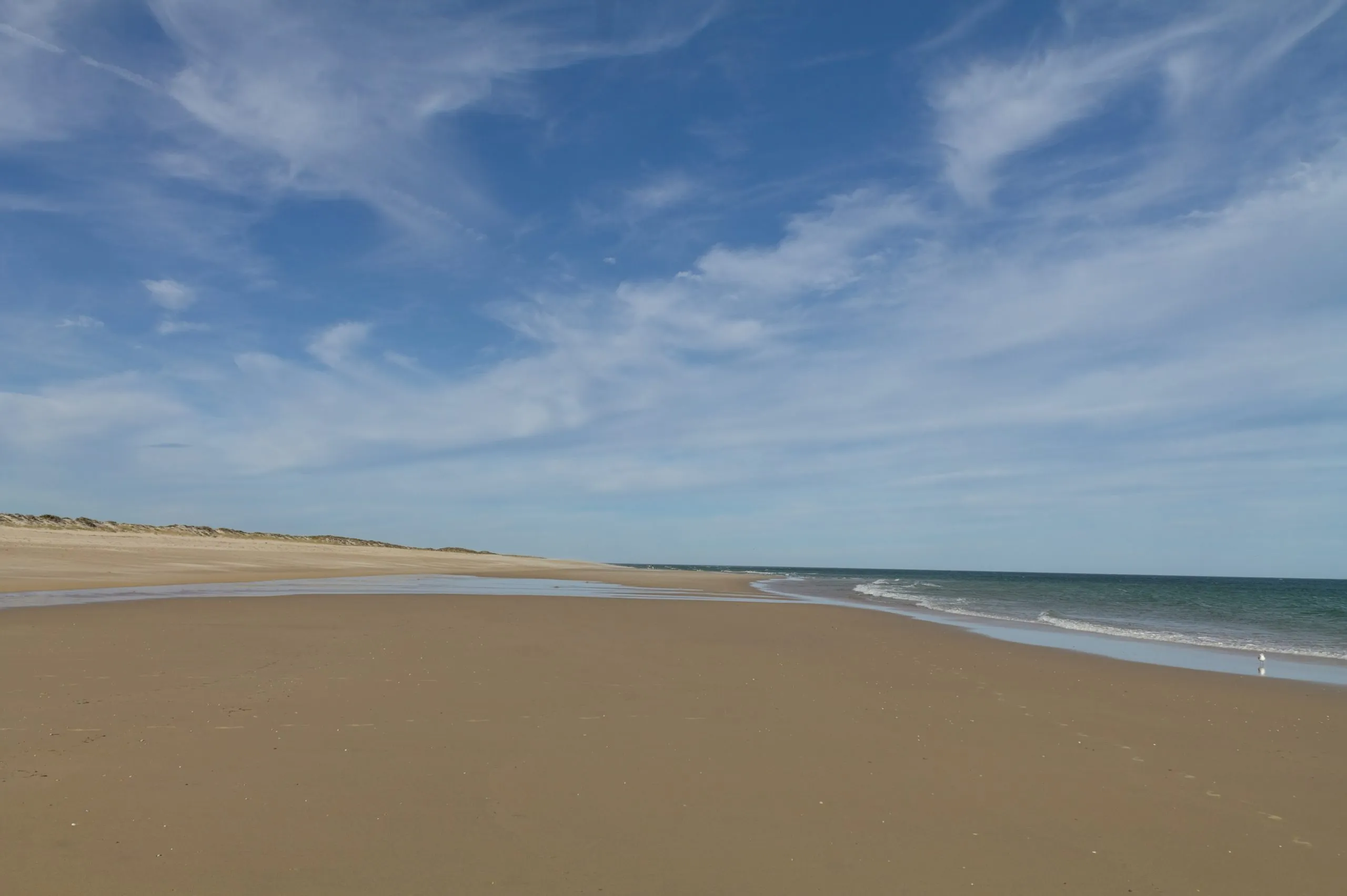 Culatra Island Beach in the Algarve, Portugal